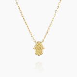 HAMSA Necklace Yellow Gold