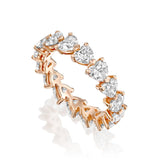 Diamond Ring, 18k Rose gold, Carat total weight 4.20