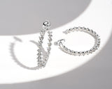 HOOPS EARRINGS WITH HEARTS