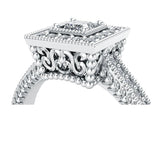 Drama Ring - each piece striking at first glance but it also demands a closer look to discover the richness of its additional complexities. Diamond & Gold Engagement Ring by DANA ARISH Jewelry