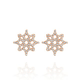 ARISH LOGO Earrings Rose Gold, Diamonds Earrings, DANA ARISH