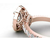 True - Oval Diamond and Rose Gold Engegmant Ring, a Luxurious Engegmant Ring by DANA ARISH