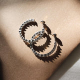 HOOPS EARRINGS WITH HEARTS