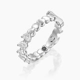 Mini Eternity Hearts Ring