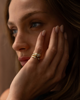 MATCH Hearts Ring - Yellow Gold