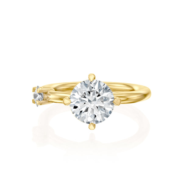 AURORA & Round Yellow Gold