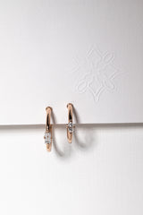 AURORA Hoop Earring & marquise