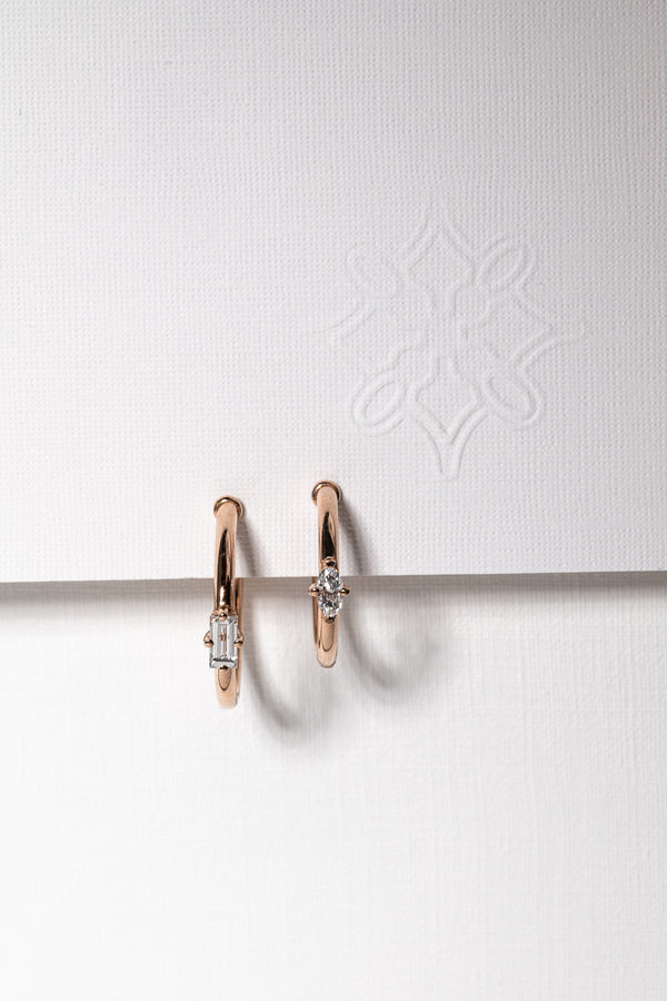 AURORA Hoop Earring & marquise