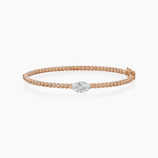 Bubbles Bangle Rose Gold