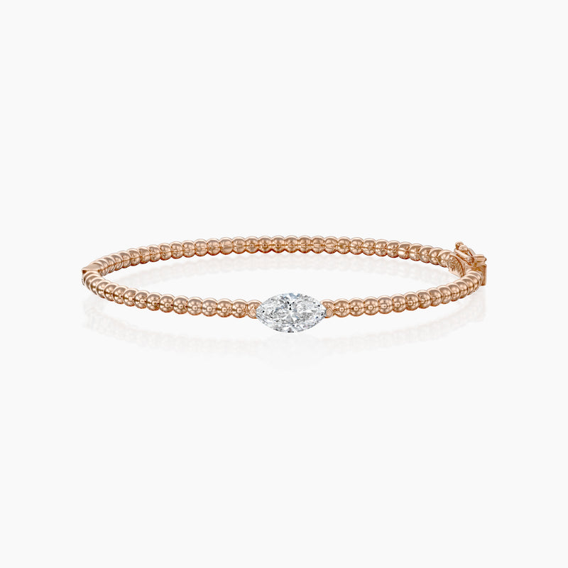 Bubbles Bangle Rose Gold