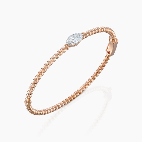 Bubbles Bangle Rose Gold