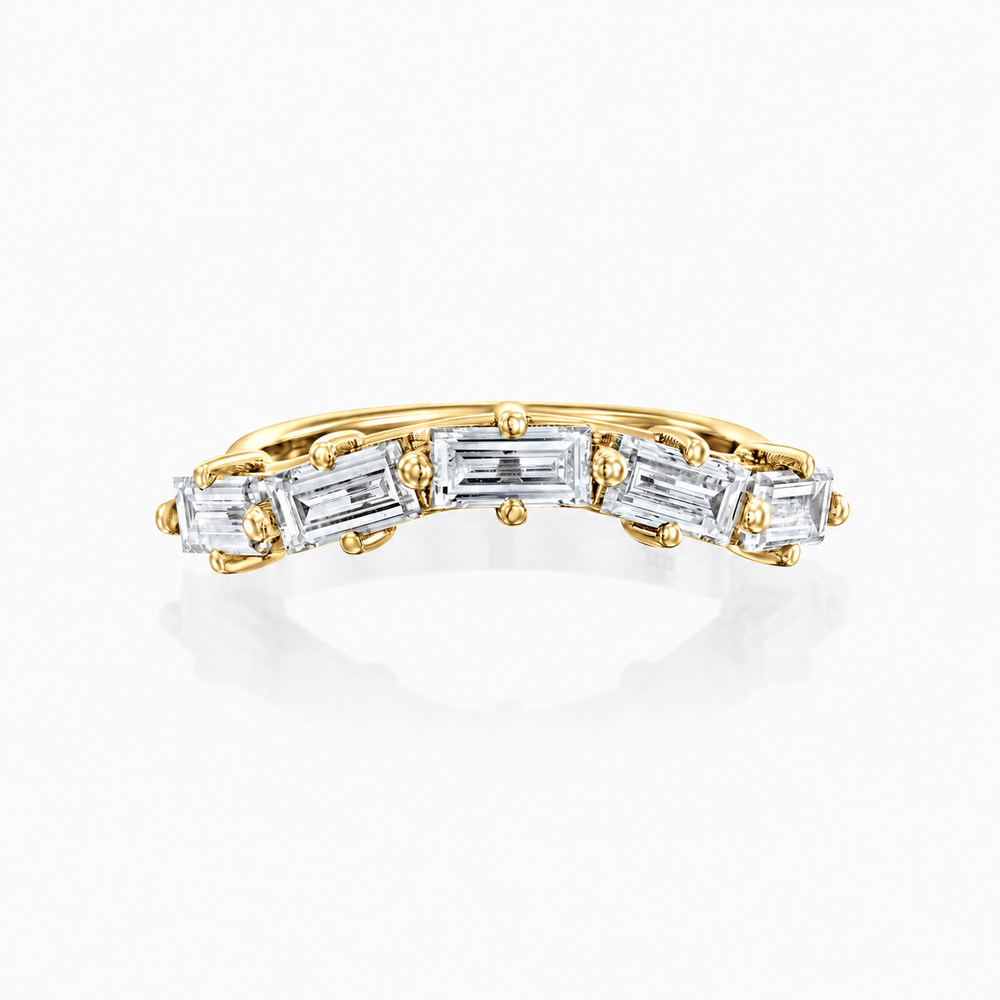 MATCH Baguette Ring - Yellow Gold