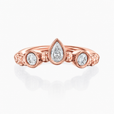 MATCH Pear Ring - Rose Gold