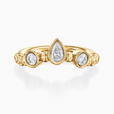 MATCH Pear Ring - Yellow Gold