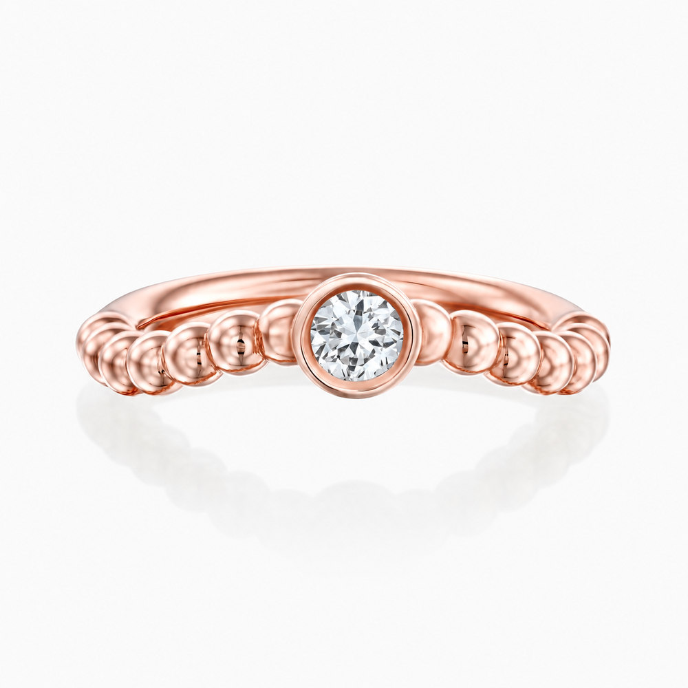 MATCH Round Ring - Rose Gold