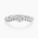 MATCH Round Ring - White Gold