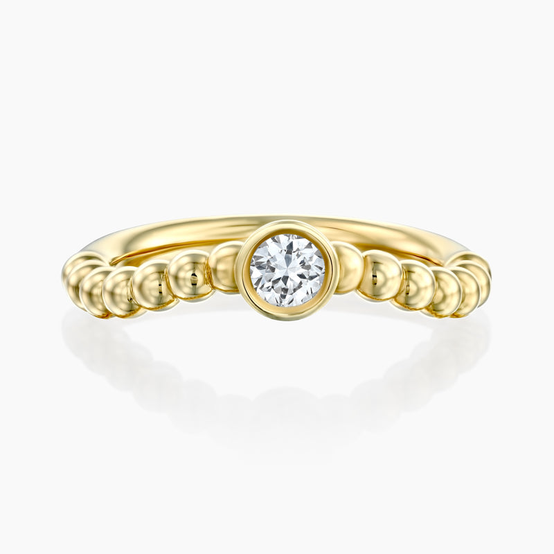 MATCH Round Ring - Yellow Gold