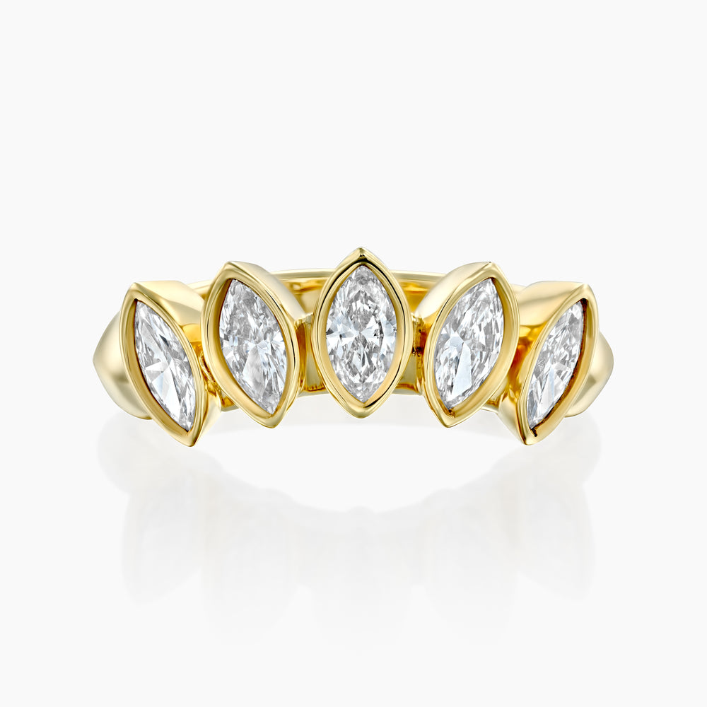 MATCH Marquise Ring - Yellow Gold