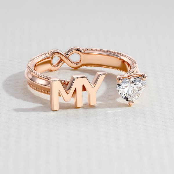 New Love Ring - Rose Gold