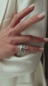 MATCH Baguette Ring - White Gold