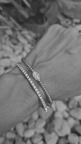 Bubbles Bangle Rose Gold