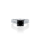Paris In Black Ring - Black Diamond & White Gold Ring by DANA ARISH