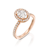 'True' - Luxurious Engegmant Ring, Oval Diamond & Gold Engegmant Ring, DANA ARISH