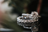 'Eternity' RING, Full circle of round brilliant diamonds with White Gold, Luxurious Ring by DANA ARISH