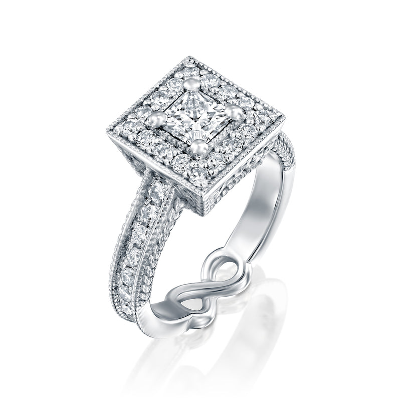 Drama Ring - Gold & Diamond Engagement Ring - DANA ARISH