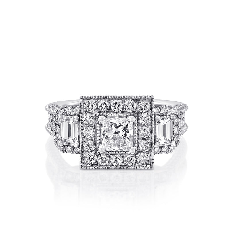 Eva Ring - Diamond, Gold Engagement Ring by DANA ARISH Jewelry 