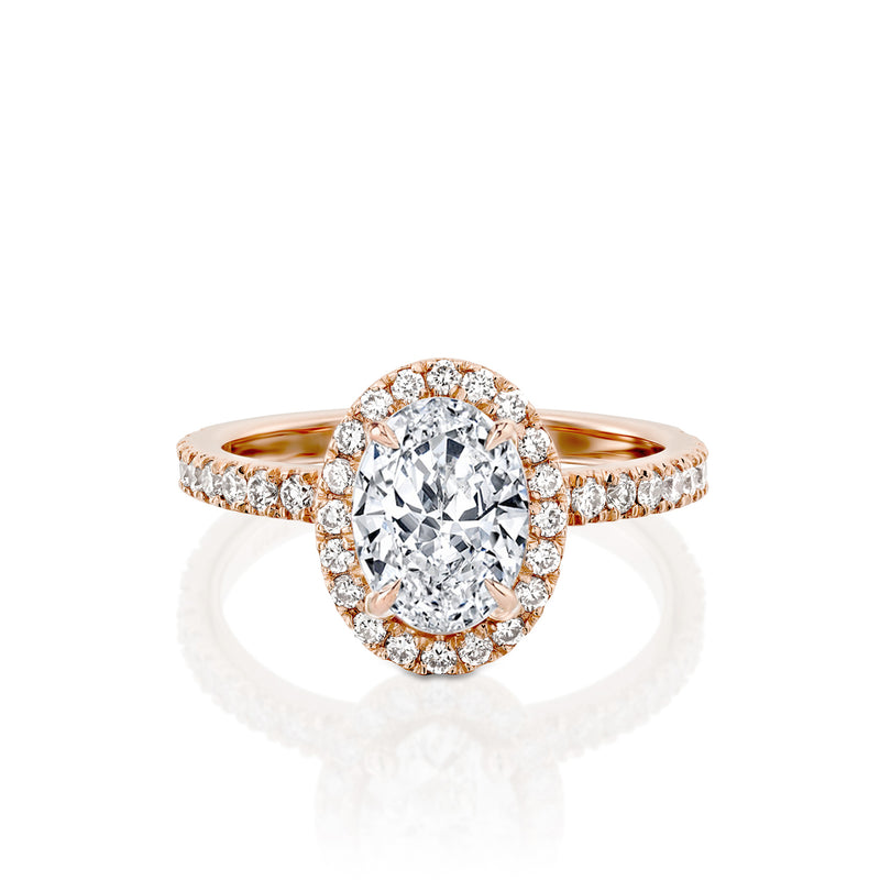 'True' Engegmant Ring, Luxurious Oval Diamond & Gold Engegmant Ring by DANA ARISH