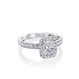 Classic Radiant Ring - Diamond Ring & White Gold Engagement Ring, DANA ARISH Jewelry
