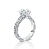 Rio - Engegmant Ring, Princess Cut Diamond & Gold Engegmant Ring by DANA ARISH