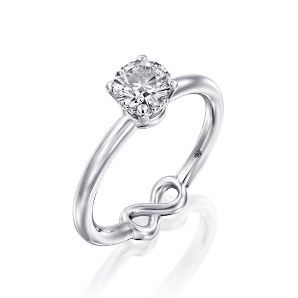 Silhouette - White Gold & Diamond Engegmant Ring by DANA ARISH