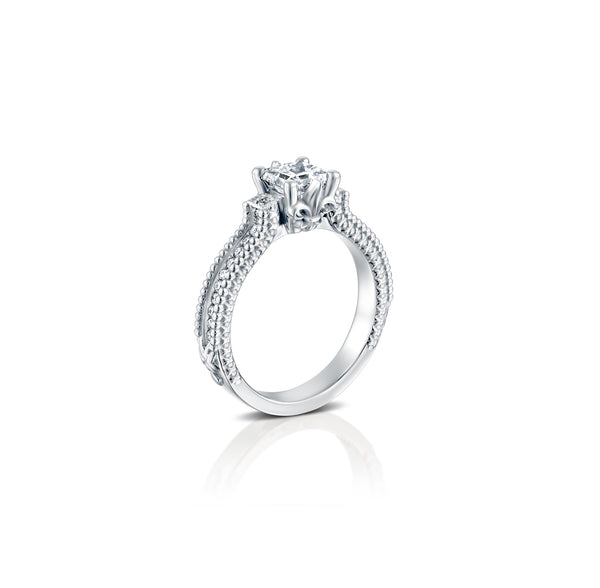 Princess Cut Diamond & White Gold Engegmant Ring, DANA ARISH